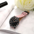 Curren Elegance! - Women's Watch - Pink & Black Tone! - Genuine Leather Strap! - Two Hand Design! - 1 Year Warranty!