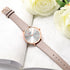 Curren Elegance! - Women's Watch - Brown & Rose Gold! - Genuine Leather Strap! - Two Hand Design! - 1 Year Warranty!