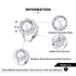 Mythical Ocean Ring - Genuine Pearl - Adjustable Size - S925 Sterling Silver - AAA Cubic Zirconia Stones - Free Box Packaging
