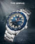 Naviforce Men's - Modern Majestic Steel! (Blue Grey) - Water Resistant!- 1 Year Warranty!