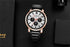 Curren Men's Rose Gold & Silver Sunray Dial! - Chronograph! - Stainless Steel Strap! - New Design! - Water Resistant 3ATM! - 1 Year Warranty!