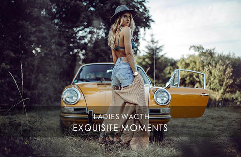 Curren Women's Two Tone Dial! - Gold Plated! - Hot Seller! - 1 Year Warranty!