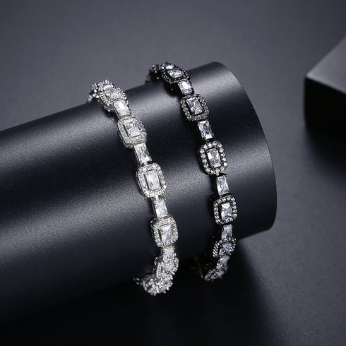 Sharon Tennis Bracelet - AAA Cubic Zirconia - Free Box Packaging - Free Carry Bag
