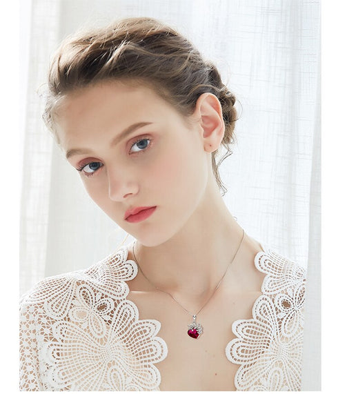 Dress Me Up Necklace - Genuine European Crystals - Free Box Packaging