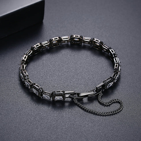Sharon Tennis Bracelet - AAA Cubic Zirconia - Free Box Packaging - Free Carry Bag