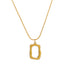 Alyana Necklace - 18K Genuine Gold Plated over Pure Stainless Steel! - Chic Design! - Free Box Packaging!