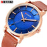 Curren Men's Watch - Ultra Soft Genuine Leather - Box Packaging! - Water Resistant 3ATM! - 1 Year Warranty