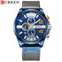 Curren Eternity (Charcoal Blue Hybrid) - Men's Watch - 1 Year Warranty - Chronograph - 3 ATM Water Resistant