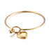 Heart of Gold Bracelet - 14K Genuine Gold Plated over Pure Stainless Steel - Chic Design! - Free Box Packaging!