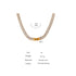 Shine With Me Choker Necklace - 18K Genuine Gold Plated over Pure Stainless Steel - Chic Design! - Free Box Packaging!