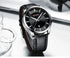 Curren Alpine - Men's Watch - Classic Black - Genuine Ultrasoft Leather! - Hot Seller! - 1 Year Warranty!