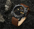 Naviforce Rugged Brown Attack (Digital + Analog) - Genuine Leather! - Water Resistant! - 1 Year Warranty!