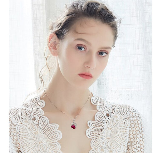 Dress Me Up Necklace - Genuine European Crystals - Free Box Packaging