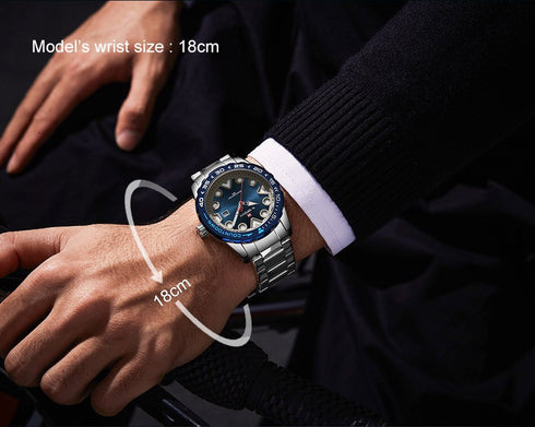 Naviforce Men's - Modern Majestic Steel! (Blue Grey) - Water Resistant!- 1 Year Warranty!