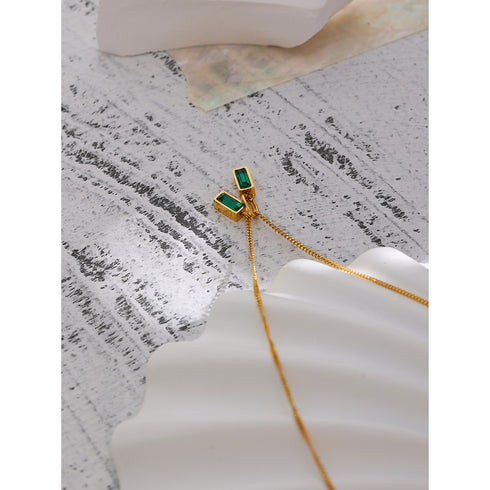 Dreams of Jewels Necklace - 18K Genuine Gold Plated over Pure Stainless Steel! - Chic Design! - Free Box Packaging!