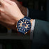 Curren Eternal (Rose Gold & Blue) - Men's Watch - Chronograph - Stainless Steel Strap - Water Resistant - 1 Year Warranty!