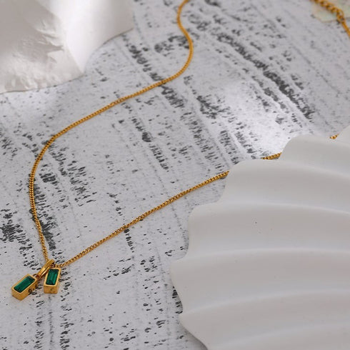 Dreams of Jewels Necklace - 18K Genuine Gold Plated over Pure Stainless Steel! - Chic Design! - Free Box Packaging!