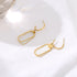 Maria Earrings - 18K Genuine Gold Plated over Pure Stainless Steel! - Chic Design! - Free Box Packaging!