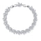 Leaves Like Diamonds Bracelet - AAA Cubic Zirconia - Free Box Packaging