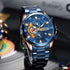 Curren Speed (Millennial Blue) - Men's Watch - 1 Year Warranty - Chronograph - 3 ATM Water Resistant