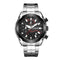 Megir - Men's Watch - 1 Year Warranty - Steel Strap - Chronograph - 3 ATM Water Resistant