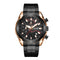 Megir - Men's Watch - 1 Year Warranty - Steel Strap - Chronograph - 3 ATM Water Resistant