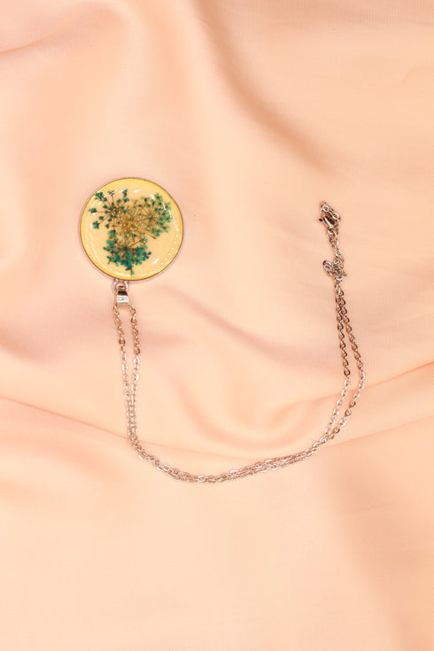 Epoxy Blue Flowers Necklace! - Free Box Packaging! - Clearance Sale!