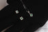 Modern Elegance - Emerald Green - 925 Sterling Silver Jewellery Set - Necklace + Earrings - Free Box Packaging
