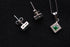 Modern Elegance - Emerald Green - 925 Sterling Silver Jewellery Set - Necklace + Earrings - Free Box Packaging