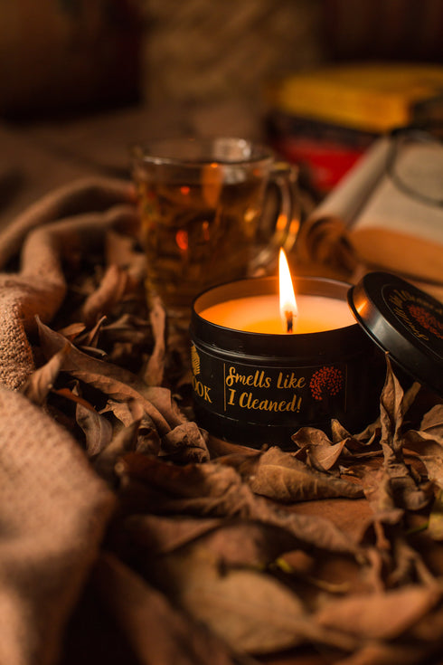 Smells Like I Cleaned! - Blood Orange Scented Candle - Free SHOOK Carry Bag Included!