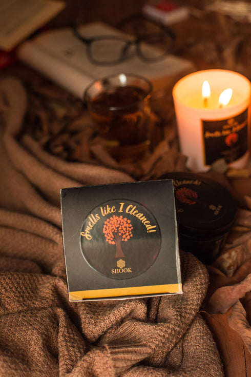 Smells Like I Cleaned! - Blood Orange Scented Candle - Double Wick - Free SHOOK Carry Bag Included