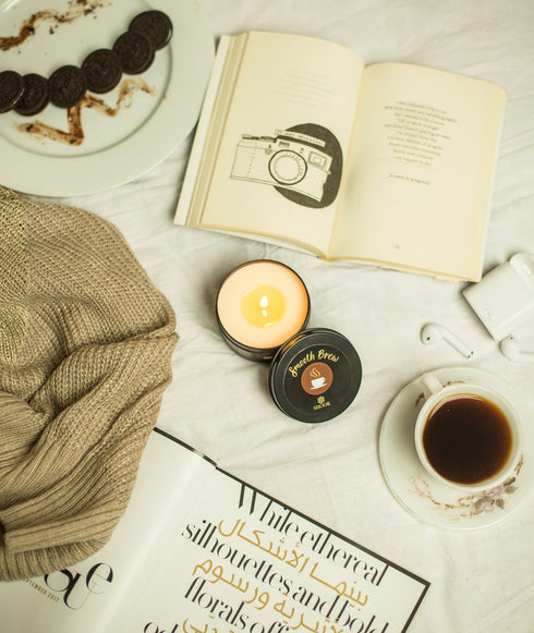 Smooth Brew - Fresh Coffee Scented Candle - Free SHOOK Carry Bag Included!