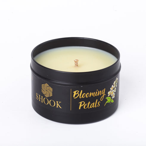 Blooming Petals - Jasmine Scented Candle - Free SHOOK Carry Bag Included!
