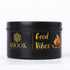 Good Vibes - Woodfire & Bakhoor Scented Candle - Free SHOOK Carry Bag Included!