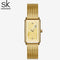Shengke Classic - Women's Watch - Classic Gold - Adjustable Steel Strap - 1 Year Warranty - Free Box Packaging!