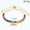 Midnight Colors! - 14K Gold Plated Adjustable Bracelet! - AAA+ Cubic Zirconia! - Free Box Packaging!