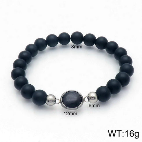 Moonstone Stone Bracelet! - Royal Grey! - Adjustable! – Hot Seller! – (Men/Women)