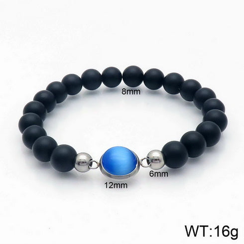 Moonstone Stone Bracelet! - Royal Blue! - Adjustable! – Hot Seller! – (Men/Women)