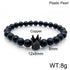 Nobility! - Adjustable Bracelet! - Jet Black! - AAA Cubic Zirconia! - Free Box Packaging!