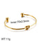 Knot of Hope Bracelet! - 14K Gold Plated Over 316L Stainless Steel! - Free Box Packaging!