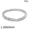 Niovani Tennis Bracelet! - AAA+ Cubic Zirconia! - Sparkling! - Men/Women - Free Box Packaging!