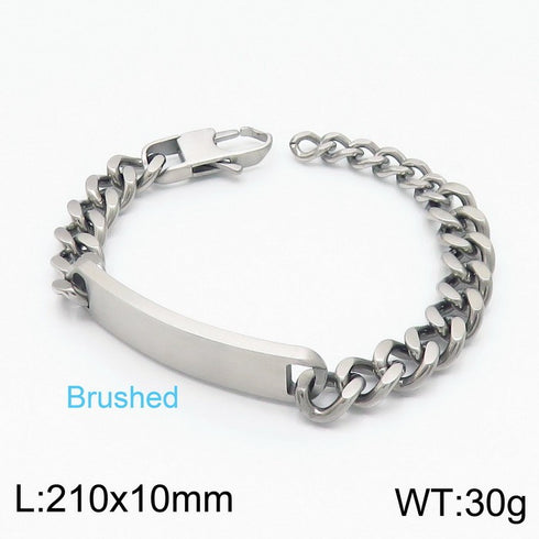 Miami Bracelet - Unisex - Pure 316L Surgical Grade Stainless Steel - Free Box Packaging