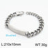 Miami Bracelet - Unisex - Pure 316L Surgical Grade Stainless Steel - Free Box Packaging