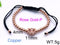 Kingdom! - Rose Gold Plated Adjustable Bracelet! - AAA+ Cubic Zirconia! - Free Box Packaging!