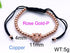 Kingdom! - Rose Gold Plated Adjustable Bracelet! - AAA+ Cubic Zirconia! - Free Box Packaging!