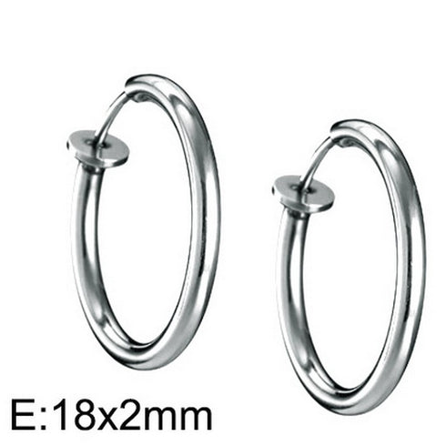 Non-Piercing Magnetic Hoop! - Ear/Nose/Lips - 316L Surgical Grade Stainless Steel! - No Piercing Needed! - Pack of 2! - Free Box Packaging!