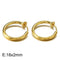 Non-Piercing Magnetic Hoop! - Ear/Nose/Lip - 14K Gold Plating 316L Surgical Grade Stainless Steel! - No Piercing Needed! - Pack of 2! - Free Box Packaging!