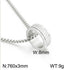 Ring of Myths Necklace! - Sparkling Silver Polished & Ultra Shine! - 760MM Long! - Free Gift Packaging!