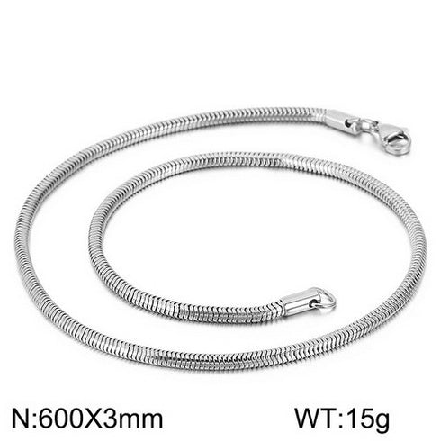 Hypnos Fat Snake Chain Necklace! – Silver Plated! – Sparkling Long Lasting Polish! – 600MM Length! – Hot Seller!