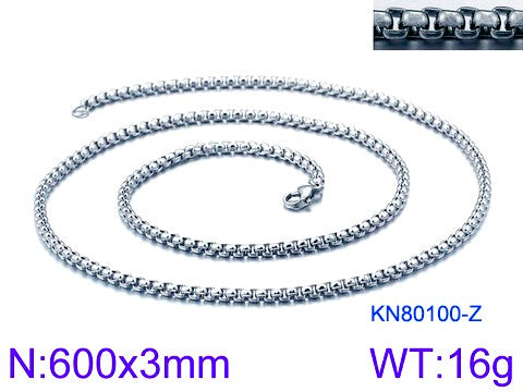 Majestic Silver Plated Chain Necklace! -Strong Polish & Long Lasting Shine! – Hot Seller!